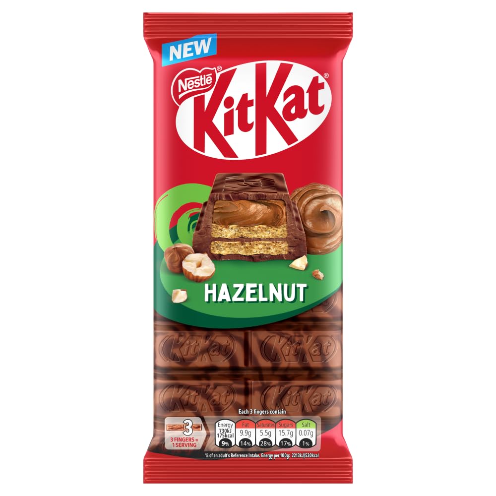 筆記具 KitKat Amazon.com : Nestle Kit Kat Hazelnut Sharing Block 99g : Grocery